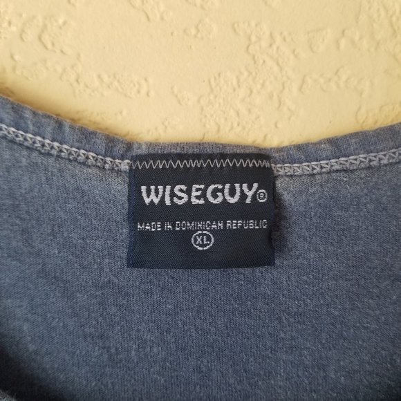 WiseGuy Port Aransas Tank Blue XL Logo Front/Back - Picture 2 of 3